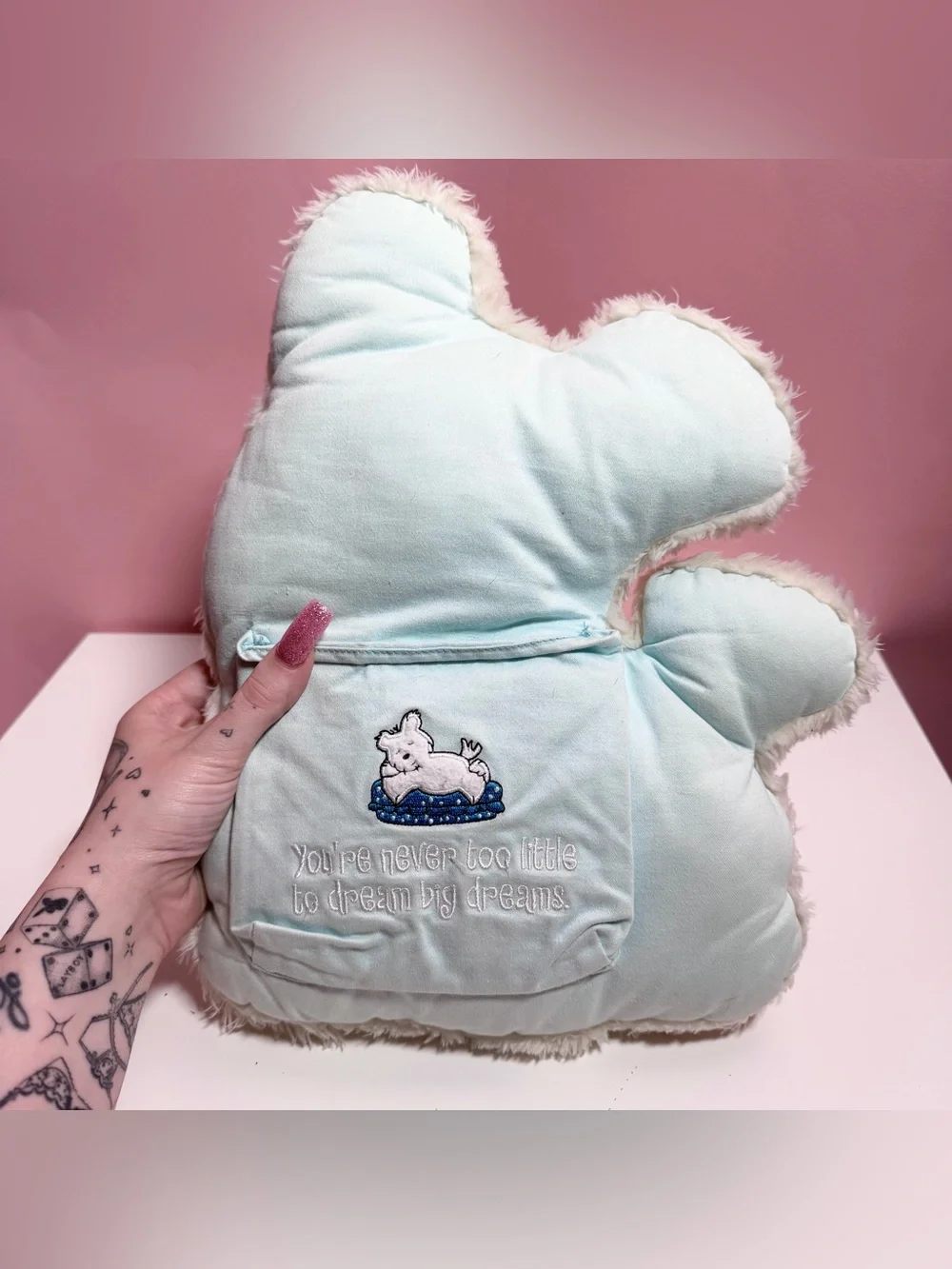 Vintage Y2K American girl doll coconut plush pillow